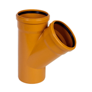 Разклонител Pestan PVC за канализация с уплътнител ф 315x110 мм, 45 ° - product - 126 PTN 122
