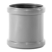 Муфа Pestan PP за канализация с уплътнител  ф 110 мм, сив - product - 126 PTN 472