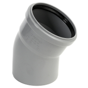 Дъга PP Pestan за канализация с уплътнител  ф 110 мм, 30 °, сив - product - 126 PTN 483