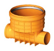 Основа Pestan за отводнителна шахта PVC с 1 вход и 1 изход ф 400x160 мм - product - 126 PTN 549