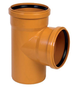 Разклонител Pestan PVC за канализация с уплътнител ф 125x110 мм, 87 ° - product - 126 PTN 566