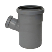 Разклонител Pestan PP за канализация с уплътнител ф 110x50 мм, 67.5 °, сив - product - 126 PTN 599