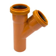 Разклонител PiB PVC за канализация с уплътнител ф 50x50 мм, 45 ° - product - 126 URM 035
