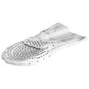 Ръкавици REMS работни с метални нитове лява универсален размер, бяла  - promo-pack - 126288