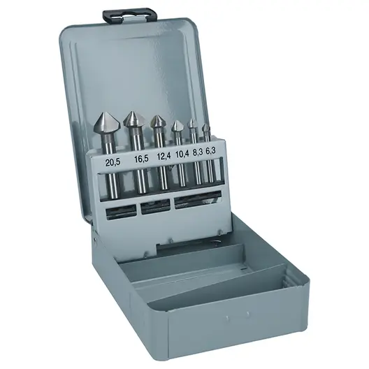 Зенкер Bosch за метал  6.3-20.5 мм, 45-63 мм, 6 бр., PRO Soft Metal