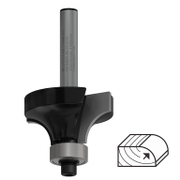 Фрезер за дърво профилен Bosch за заоблен профил от WS инструментална стомана с лагер R 9.5 мм, ф 31.8x16.2/57 мм, ф 6 мм, PRO - product - 127 BSH 936