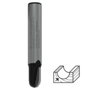 Фрезер за дърво профилен Bosch за жлебове и канали от HW волфрамов карбид  R 3.2 мм, ф 6.4x9.2/40 мм, ф 6.35 мм, PRO - product - 127 BSH 945