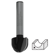 Фрезер за дърво профилен Bosch за жлебове и канали от HW волфрамов карбид  R 8 мм, ф 15.9x12.4/45 мм, ф 6 мм, PRO - product - 127 BSH 948