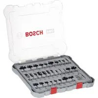 Фрезер за дърво профилен Bosch с карбидни пластини комплект  30 бр., ф 6.35 мм, PRO