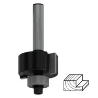 Фрезер за дърво прав Bosch HM с 2 HW пластини с долен лагер с долен лагер ф 25.4x12.4/54 мм, ф 6.35 мм, PRO