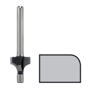 Фрезер за дърво профилен Dremel за изпъкнал заоблен профил без лагер  ф 9.5х3.6 мм, ф 3.2 мм, 615 - product - 127 DRM 472