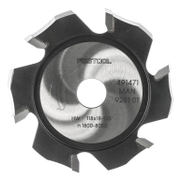 Фрезер за метал дорников Festool за нутове с волфрамови пластини за алуминий  ф 118х18 мм - product - 127 FST 247