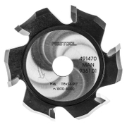 Фрезер за метал дорников Festool за нутове с волфрамови пластини за алуминий  ф 118х14 мм - product - 127 FST 241