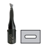 Фрезер за дърво прав Festool HW за дибли с HW спирален режещ ръб  M6x0.75, ф 5х20 мм, D 5-NL 20 HW-DF 500 - product - 127 FST 620