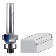 Фрезер за дърво профилен Makita за заоблен профил от WS инструментална стомана с лагер R 2 мм, ф 18.7х8/40 мм, ф 8 мм - product - 127 MKT 515