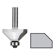Фрезер за дърво профилен Makita за фаски с карбидни пластини  45 °, ф 31.3х13.5/55.1 мм, ф 8 мм - product - 127 MKT 606