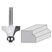 Фрезер за дърво профилен Makita за заоблен профил от WS инструментална стомана с лагер R 6.35 мм, ф 25.4х13.5/56.5 мм, ф 8 мм - product - 127 MKT 600