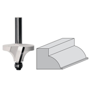 Фрезер за дърво профилен Makita за заоблен профил от WS инструментална стомана с лагер R 19 мм, ф 50.8х25.4/74.5 мм, ф 12 мм - product - 127 MKT 748