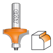 Фрезер за дърво профилен CMT за заоблен профил от WS инструментална стомана с лагер R 3.2 мм, ф 19.1х12.7/54 мм, ф 8 мм, 7/8/938 - product - 127 TEK 265