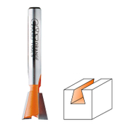 Фрезер за дърво профилен CMT тип лястовича опашка с карбидни пластини  14 °, ф 12.7х12.7/52.4 мм, ф 8 мм, 918 - product - 127 TEK 295