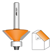 Фрезер за дърво профилен CMT за фаски с карбидни пластини  45 °, ф 31.7х9.5/53 мм, ф 8 мм, 7/8/936 - product - 127 TEK 339