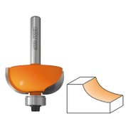 Фрезер за дърво профилен CMT от WS стомана с лагер с карбидни пластини  R 9.5 мм, ф 31.7х12.7/54.2 мм, ф 8 мм, 7/8/937 - product - 127 TEK 490