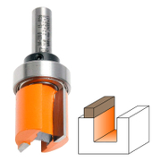 Фрезер за дърво прав CMT HM с 2 HW пластини с горен лагер  ф 22х20/57.2 мм, ф 8 мм, 911B - product - 127 TEK 501