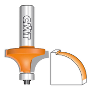 Фрезер за дърво профилен CMT за заоблен профил от WS инструментална стомана с лагер R 25.4 мм, ф 63.5х33.3/77 мм, ф 12 мм, 7/8/938 - product - 127 TEK 519