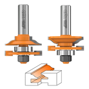 Фрезер за дърво за сглобки CMT нут и перо с карбидни пластини  2 бр., ф 8 мм, 8/991 - product - 127 TEK 561