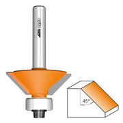 Фрезер за дърво профилен CMT за фаски с карбидни пластини  45 °, ф 45х18/60.2 мм, ф 8 мм, 7/8/936 - product - 127 TEK 592
