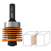 Фрезер за дърво за сглобки CMT нут и перо с карбидни пластини и с лагер  ф 47.6х40х97 мм, ф 12 мм - product - 127 TEK 630