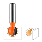 Фрезер за дърво профилен CMT за жлебове и канали от HW волфрамов карбид  R 7.94 мм, ф 15.88х14.2/60.3 мм, ф 8 мм, 8/968 - product - 127 TEK 654