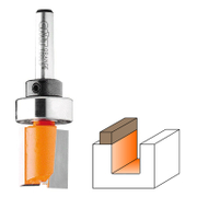 Фрезер за дърво прав CMT HM с 2 HW пластини с горен лагер  ф 16х20/57 мм, ф 8 мм, 911B - product - 127 TEK 655
