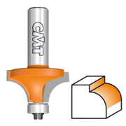 Фрезер за дърво профилен CMT за заоблен профил от WS инструментална стомана с лагер R 4.75 мм, ф 22.2х12.7/54 мм, ф 8 мм, 7/8/938 - product - 127 TEK 736