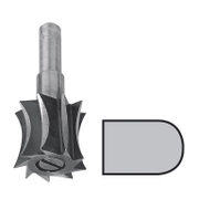 Фрезер за дърво профилен Wolfcraft за изпъкнал заоблен профил без лагер  R 25 мм, ф 25х22 мм, ф 8.5 мм - product - 127 WLF 726