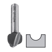 Фрезер Wolfcraft за жлебове и канали от HW волфрамов карбид профилен за закръглени фалцове ф 12х12 мм, ф 6 мм, R 6 мм - product - 127 WLF 722