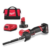 Шлайф Milwaukee лентов акумулаторен   с 2 батерии и зарядно, 12 V, 4 Ah, 0-560/0-1105 м/мин, 457х13 мм, 0-7200/0-14 500 об./мин M12FBFL13-402B