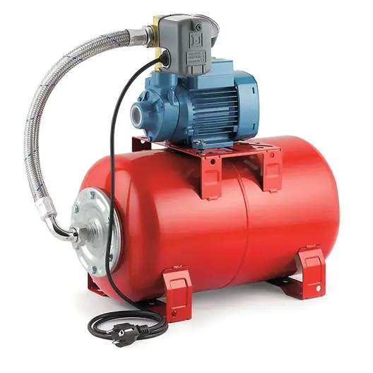 Хидрофорна помпа City Pumps с цилиндричен съд  5 м, 0.3-2.4 м3/ч, 20 л, 38-5 м, 1 ", 24 CY/IP 05M