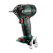 Акумулаторен ударен гайковерт Metabo с безчетков двигател   без батерия и зарядно, 18 V, 200 Nm, шестостен, 1/4 SSD 18 LTX 200 BL - promo-pack - 130155