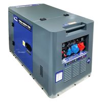 Генератор за ток REM Power дизелов трифазен с електростартер 7500 W, 15 к.с., 30.43/10.87 A, 230/400 V GSEm 8500 TDE