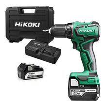 Акумулаторен винтоверт HiKOKI - Hitachi с безчетков двигател   с 2 батерии и зарядно, 18 V, 5 Ah, 55 Nm, 2-13 мм DS18DD