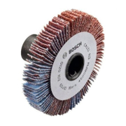 Четка роторна за ъглошлайф Bosch с ламели от шкурка  60 мм, 10 мм, P120, LR 10 - product - 132 BSH 261