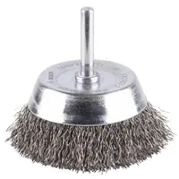 Четка чашковидна за бормашина Bosch от стоманена тел  70 мм, 6 мм, 0.2 мм, PRO Metal clean