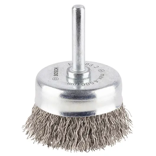 Четка чашковидна за бормашина Bosch от неръждаема тел  ф 50 мм, 0.3 мм, PRO Stainless Steel clean