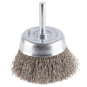 Четка чашковидна за бормашина Bosch от неръждаема тел  ф 60 мм, 0.3 мм, PRO Stainless Steel clean - product - 132 BSH 356