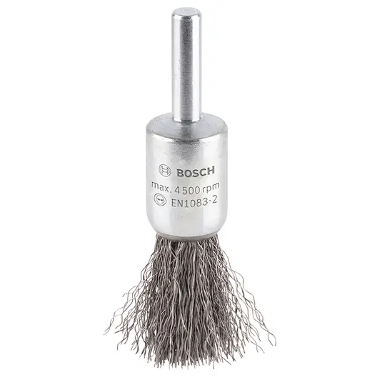 Четка конусовидна за бормашина Bosch от стоманена тел  ф 15 мм, 0.2 мм, PRO Metal clean
