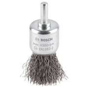 Четка конусовидна за бормашина Bosch от стоманена тел  ф 25 мм, 0.3 мм, PRO Metal clean - product - 132 BSH 358