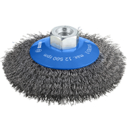 Четка конусовидна за ъглошлайф Bosch от стоманена тел  115 мм, 0.3 мм, M14, PRO Metal clean - product - 132 BSH 367