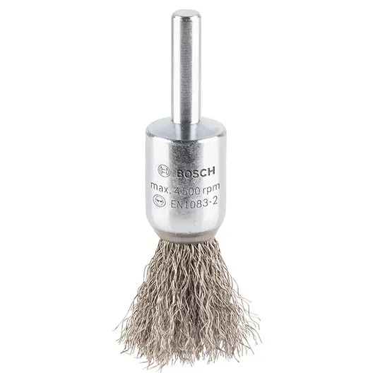 Четка конусовидна за бормашина Bosch от неръждаема тел  15 мм, 0.2 мм, PRO Stainless Steel clean