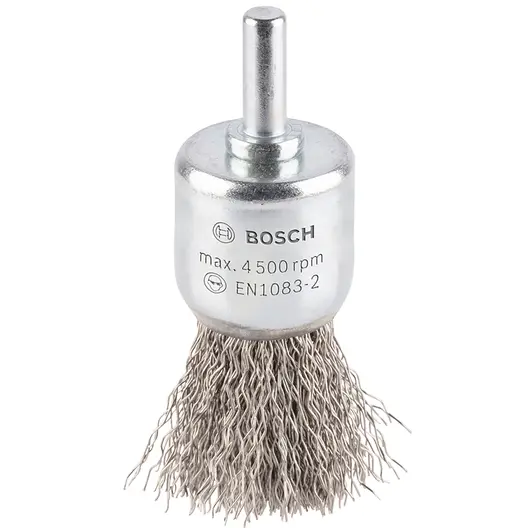 Четка конусовидна за бормашина Bosch от неръждаема тел  25 мм, 0.3 мм, PRO Stainless Steel clean
